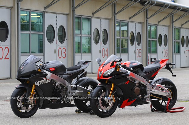 Aprilia RSV4: гоночный и дорожный - близнецы