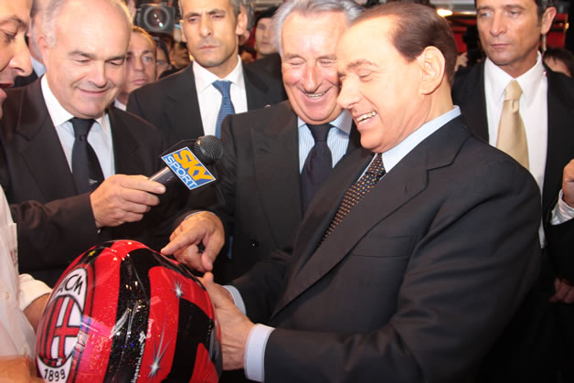Сильвио Берлусскони на EICMA 2008