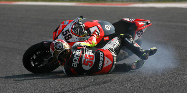 Marco Simoncelli Crash, WSBK, Imola