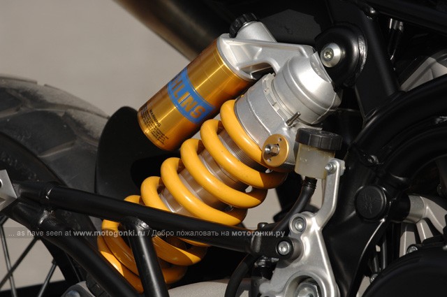 Moto Morini Granpasso 2010: Ohlins � Marzocchi
