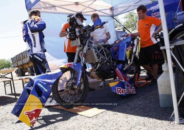 В технической зоне Red Bull Team, Антафагаста
