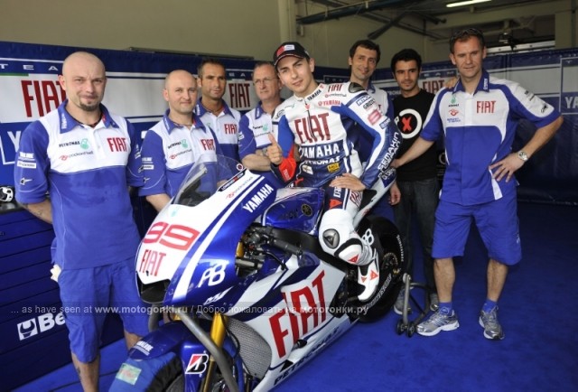 Fiat Yamaha 2010: Хорхе Лоренцо (Jorge Lorenzo)