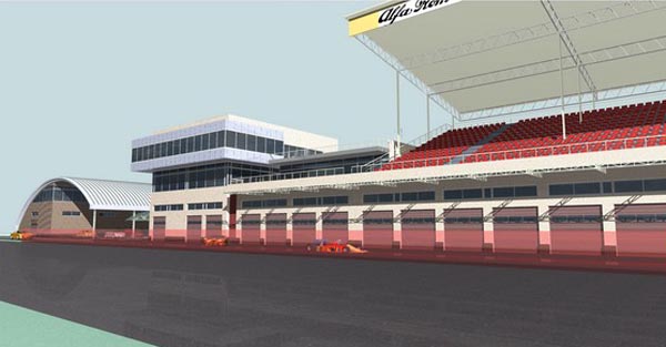 Pit-lane NRing и трибуны