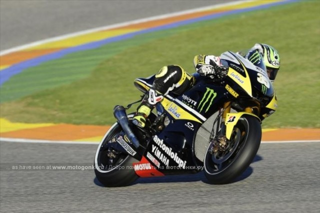 Кратчлоу в седле Tech 3 Yamaha