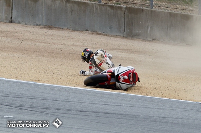 Хай-сайд Хорхе Лоренцо в Laguna Seca Хай-сайд Хорхе Лоренцо в Laguna Seca