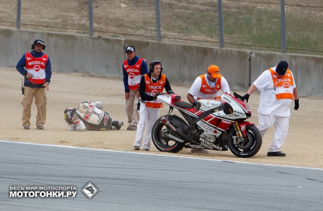 Хай-сайд Хорхе Лоренцо в Laguna Seca Хай-сайд Хорхе Лоренцо в Laguna Seca
