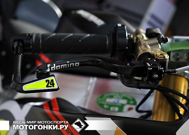 Вариант защитного элемента на мотоцикле Gresini Honda RC212V Вариант защитного элемента на мотоцикле Gresini Honda RC212V