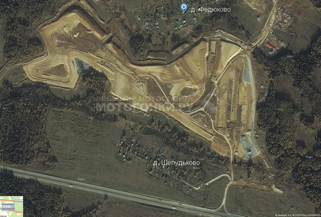 Moscow Raceway: физическое расположение Moscow Raceway: физическое расположение