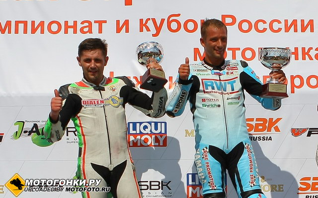 Максим Киселев - второе место в классе Supersport Максим Киселев - второе место в классе Supersport