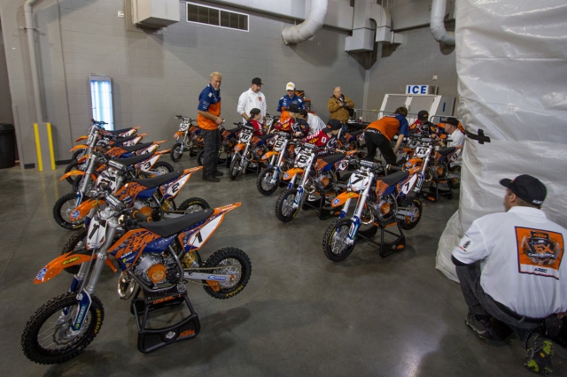 а KTM 50sxs уже ждут новых участников а KTM 50sxs уже ждут новых участников