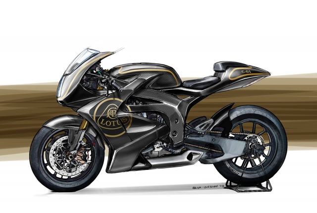 LOTUS анонсировал 200-сильный мотоцикл с V-Twin