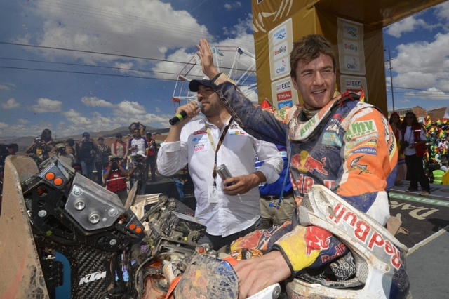 Марк Кома и KTM - победители Дакара 2014! title=