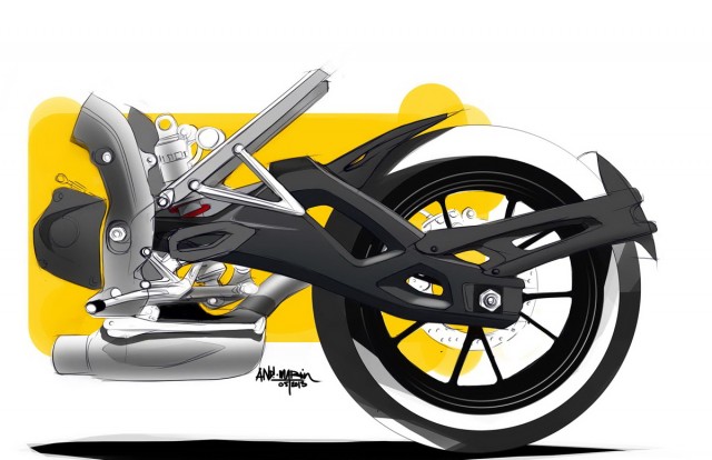 Новинки EICMA-2014: BMW S1000XR (2015) - эскиз маятника заднего колеса Новинки EICMA-2014: BMW S1000XR (2015) - эскиз маятника заднего колеса