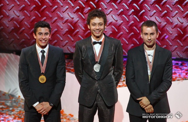 FIM MotoGP AWARDS 2014: Марк Маркес - чемпион мира, Валентино Росси - второй, Хорхе Лоренцо только третий FIM MotoGP AWARDS 2014: Марк Маркес - чемпион мира, Валентино Росси - второй, Хорхе Лоренцо только третий