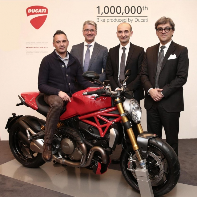 Завод Ducati произвел миллионный мотоцикл title=