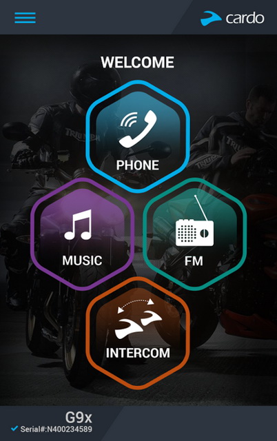 Cardo SmartSet для дистанционного управления G9x и SHO-1 title=