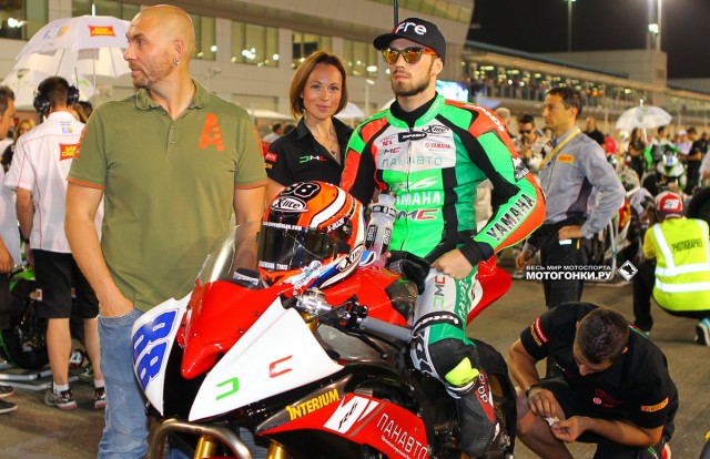 WSS Qatar - Кев Коглан (DMC Panavto-Yamaha) на старте решающей гонки сезона WSS Qatar - Кев Коглан (DMC Panavto-Yamaha) на старте решающей гонки сезона