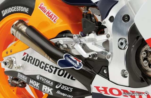 MotoGP 2015 Prototypes - Honda RC213V - детали шасси и выхлопная система MotoGP 2015 Prototypes - Honda RC213V - детали шасси и выхлопная система