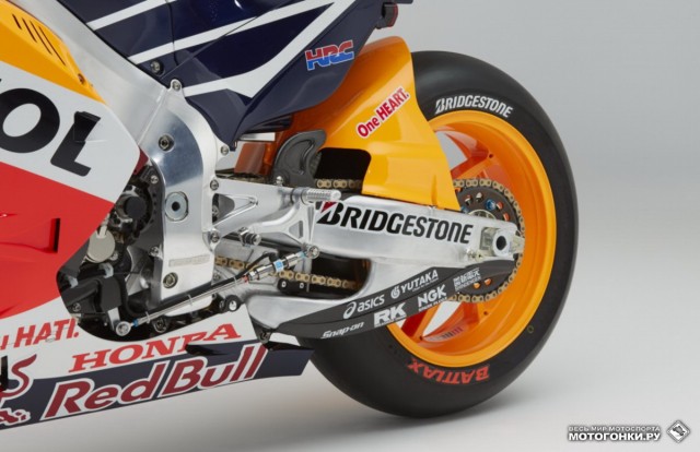 MotoGP 2015 Prototypes - Honda RC213V - детали шасси MotoGP 2015 Prototypes - Honda RC213V - детали шасси