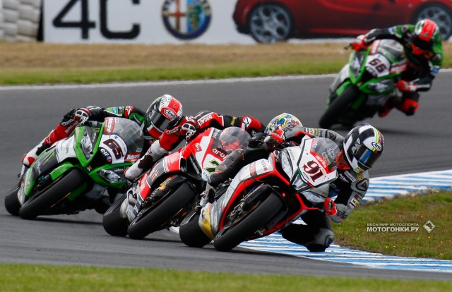WSBK 2015 - 1st round - Phillip Island: Haslam leads 2nd heat WSBK 2015 - 1st round - Phillip Island: Haslam leads 2nd heat