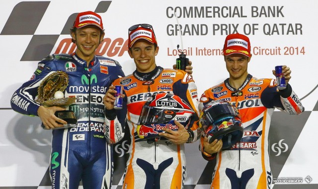 Специальный репортаж из Катара, MotoGP: первый подиум сезона 2014 года Специальный репортаж из Катара, MotoGP: первый подиум сезона 2014 года