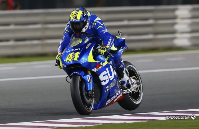MotoGP 2015 Qatar GP 1st Round: Aleix Espargaro (Suzuki Racing) - 3rd after FP1 MotoGP 2015 Qatar GP 1st Round: Aleix Espargaro (Suzuki Racing) - 3rd after FP1