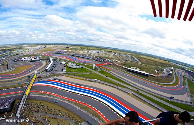 MotoGP: вид с контрольной вышки на Circuit of the Americas MotoGP: вид с контрольной вышки на Circuit of the Americas