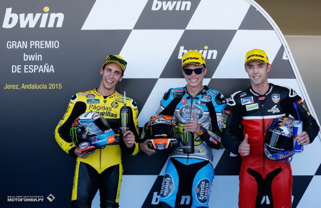 Moto2 2015 Spanish GP 4th Round: Тито Рабат на поул-позиции в Хересе, Алекс Ринс и Йонас Фольгер вместе с ним Moto2 2015 Spanish GP 4th Round: Тито Рабат на поул-позиции в Хересе, Алекс Ринс и Йонас Фольгер вместе с ним