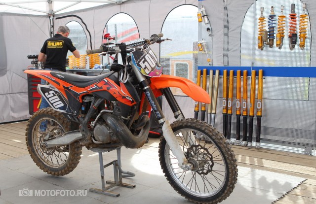 Ohlins MX Test Days Moscow 2015: KTM тоже можно улучшить с помощью Ohlins! Ohlins MX Test Days Moscow 2015: KTM тоже можно улучшить с помощью Ohlins!