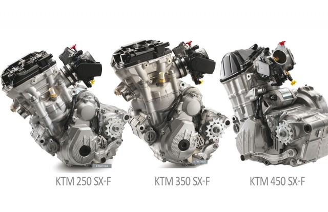 2016 KTM 250 SX-F, KTM 350 SX-F & KTM 450 SX-F - двигатели 2016 KTM 250 SX-F, KTM 350 SX-F & KTM 450 SX-F - двигатели