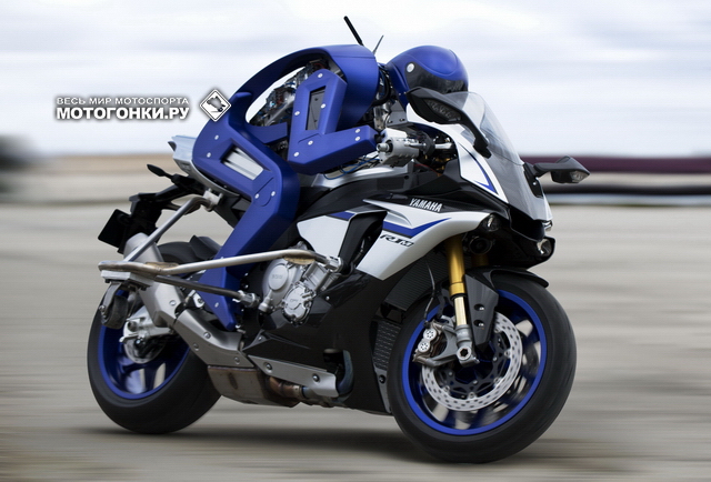 Yamaha разрабатывает мотобота - робота-мотоциклиста! title=