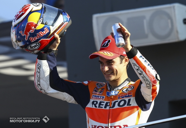 MotoGP: Дани Педроса вошел в историю, поднявшись на подиум в 100-й раз title=