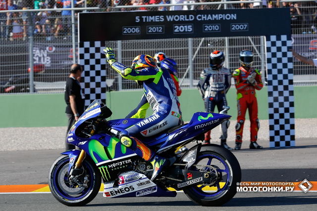 Партнер MotoGP, букмекер bwin вернет ставки, сделанные на победу Росси title=