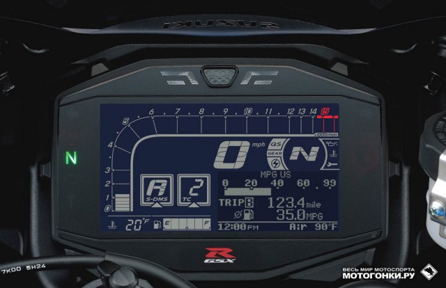 EICMA-2015: Suzuki GSX-R1000 L7 (2017): приборная панель - как экран смартфона EICMA-2015: Suzuki GSX-R1000 L7 (2017): приборная панель - как экран смартфона