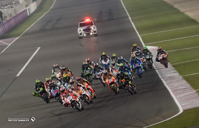 MotoGP 2015 Qatar GP 1st Round: Race, 1st corner MotoGP 2015 Qatar GP 1st Round: Race, 1st corner