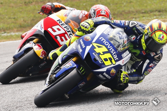 MotoGP: Видео схватки Росси и Маркеса в Сепанге видели 16 миллионов человек title=