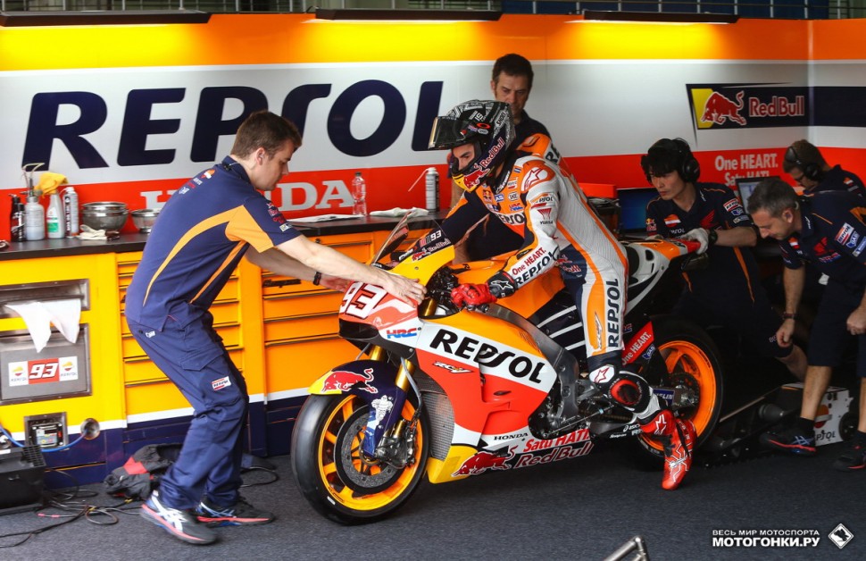 MotoGP: Марк Маркес - о новом Honda RC213V: прогресс есть, но непостоянный title=