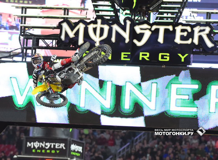 AMA Supercross: Кен Рокцен одержал убедительную победу в Glendale title=