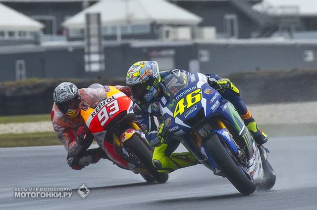 MotoGP: Росси - дождевые Michelin почти не отличаются от Bridgestone title=