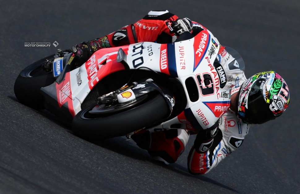MotoGP: Данило Петруччи из Octo Pramac Yakhnich сломал руку title=
