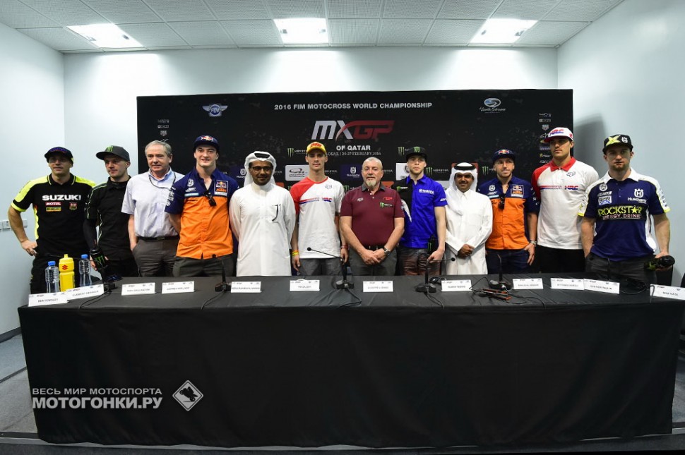 Мотокросс: пресс-конференция Гран-При Катара MXGP/MX2 - комментарии прорайдеров title=