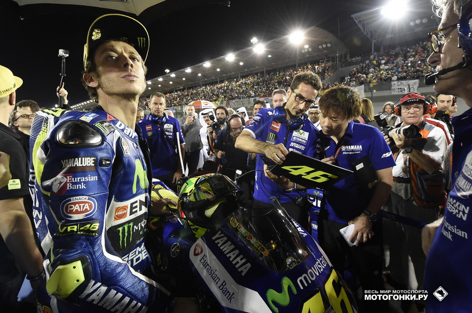 MotoGP: Валентино Росси - о потере подиума в Катаре title=
