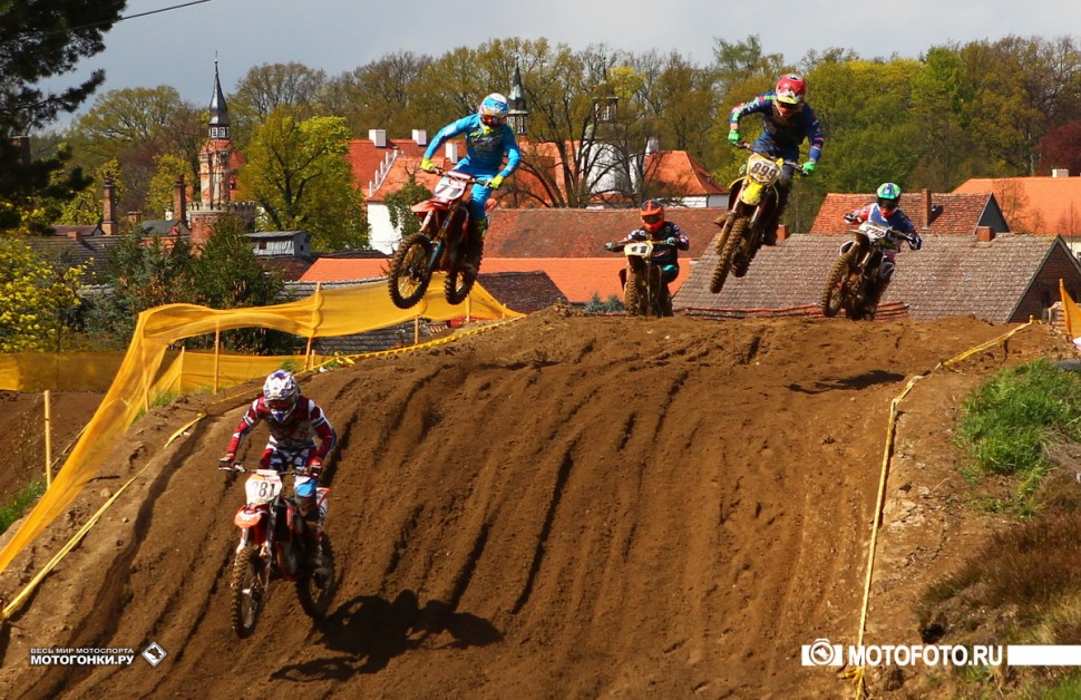 ADAC MX Masters, Drehna, 1 round: первый круг в MX Masters - Ивану Баранову приходится выбираться из самого хвоста пелетона ADAC MX Masters, Drehna, 1 round: первый круг в MX Masters - Ивану Баранову приходится выбираться из самого хвоста пелетона