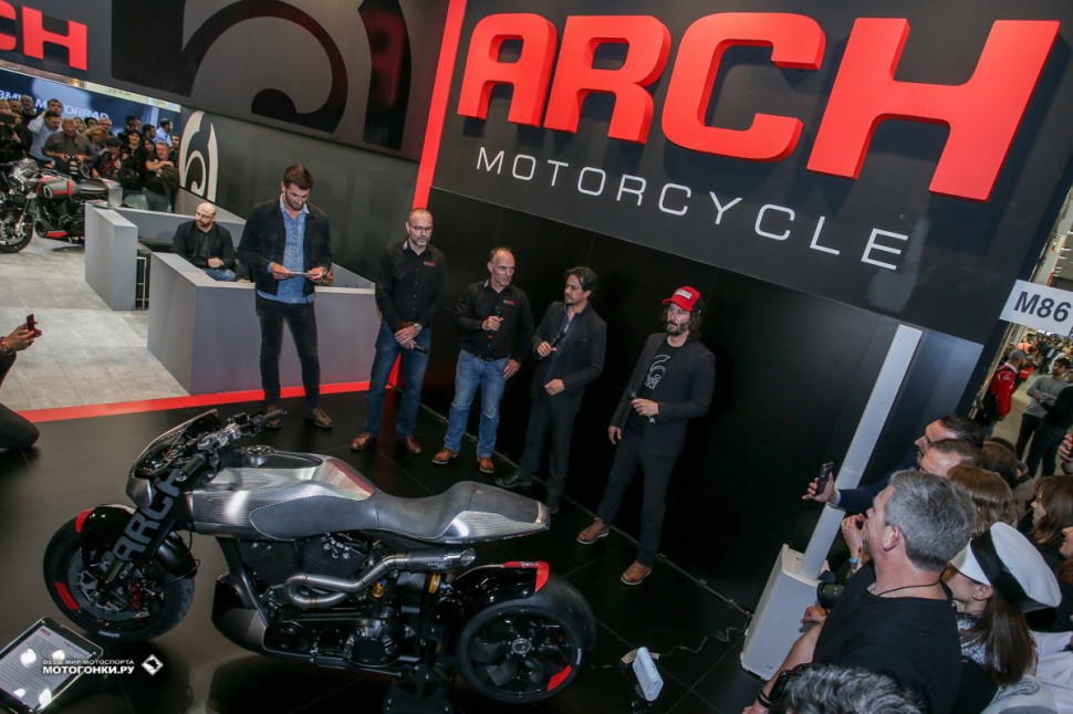 Миланский Мотосалон EICMA-2017: Киану Ривз представил на выставки две новинки ARCH Motorcycle Миланский Мотосалон EICMA-2017: Киану Ривз представил на выставки две новинки ARCH Motorcycle