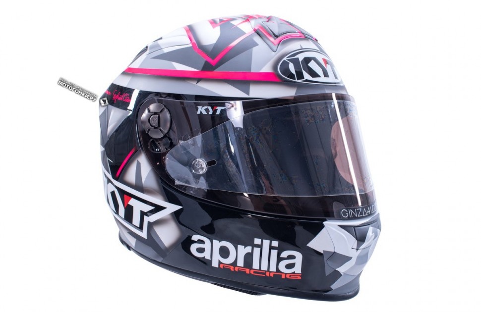 Шлемы пилотов MotoGP 2018: Алеш Эспаргаро, Aprilia Racing Шлемы пилотов MotoGP 2018: Алеш Эспаргаро, Aprilia Racing