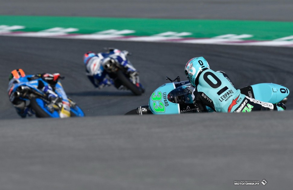 Moto3 - Qatar GP 2018: Энеа Бастианини - один из претендентов на титул не доехал до финиша Moto3 - Qatar GP 2018: Энеа Бастианини - один из претендентов на титул не доехал до финиша