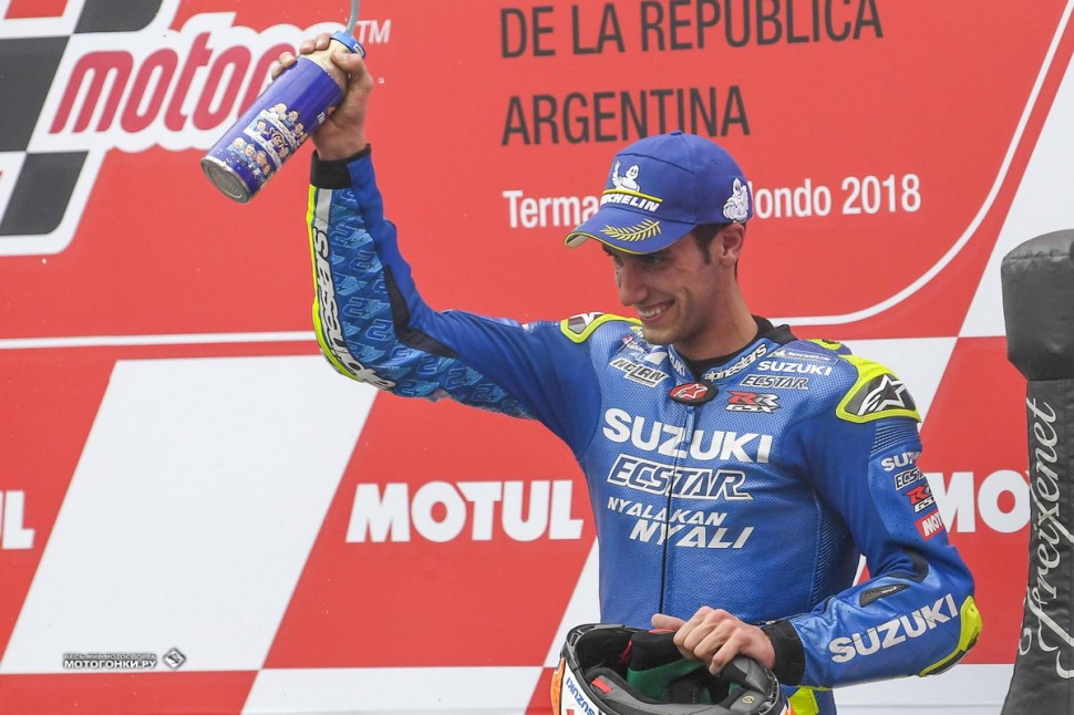 MotoGP - ArgentinaGP 2018: Алекс Ринс взял дебютный подиум в Королевском классе MotoGP - ArgentinaGP 2018: Алекс Ринс взял дебютный подиум в Королевском классе