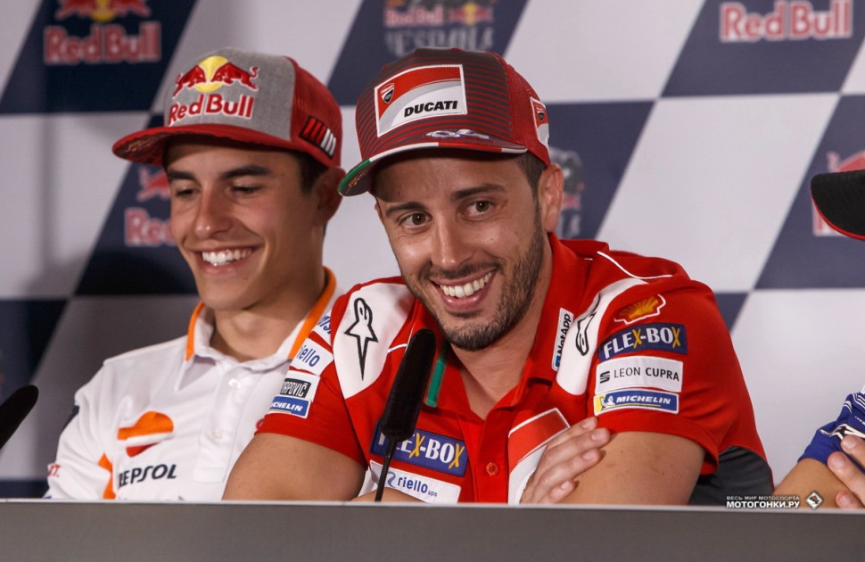 MotoGP - SpanishGP 2018: возвращение Довициозо в Repsol Honda - не шутки Маркеса? MotoGP - SpanishGP 2018: возвращение Довициозо в Repsol Honda - не шутки Маркеса?