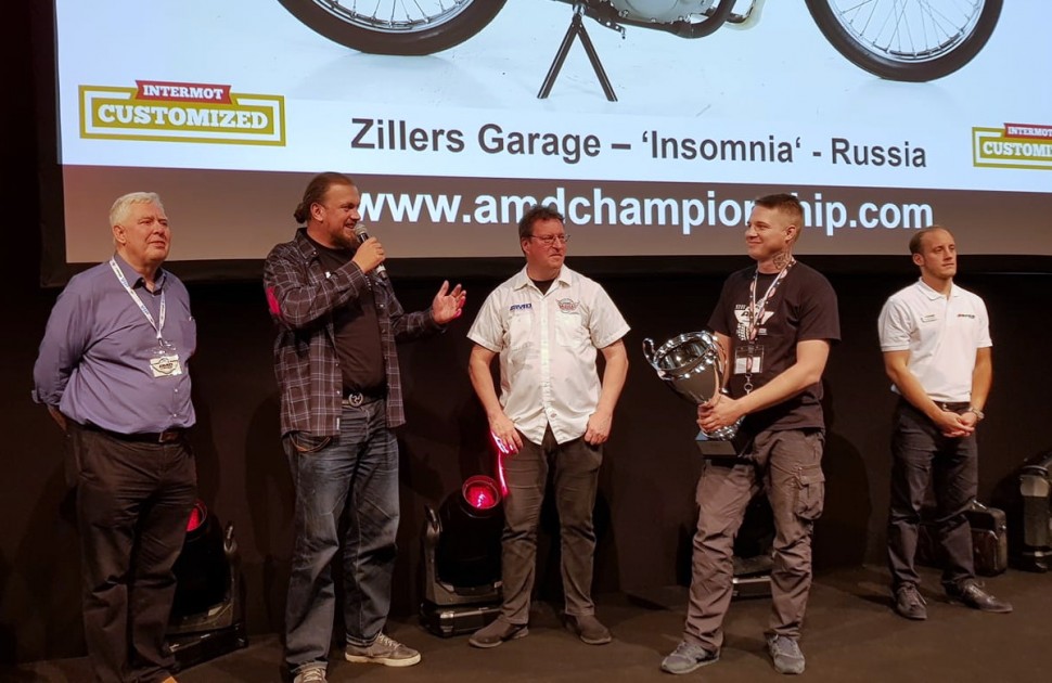 AMD World Championship of Custom Bike Building 2018: Дмитрий Хитров поздравляет первого российского чемпиона - Дмитрия Голубчикова AMD World Championship of Custom Bike Building 2018: Дмитрий Хитров поздравляет первого российского чемпиона - Дмитрия Голубчикова