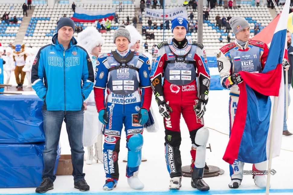 FIM Ice Speedway of Nations 2019: Сборная команда России. Фото: Денис Горностаев FIM Ice Speedway of Nations 2019: Сборная команда России. Фото: Денис Горностаев